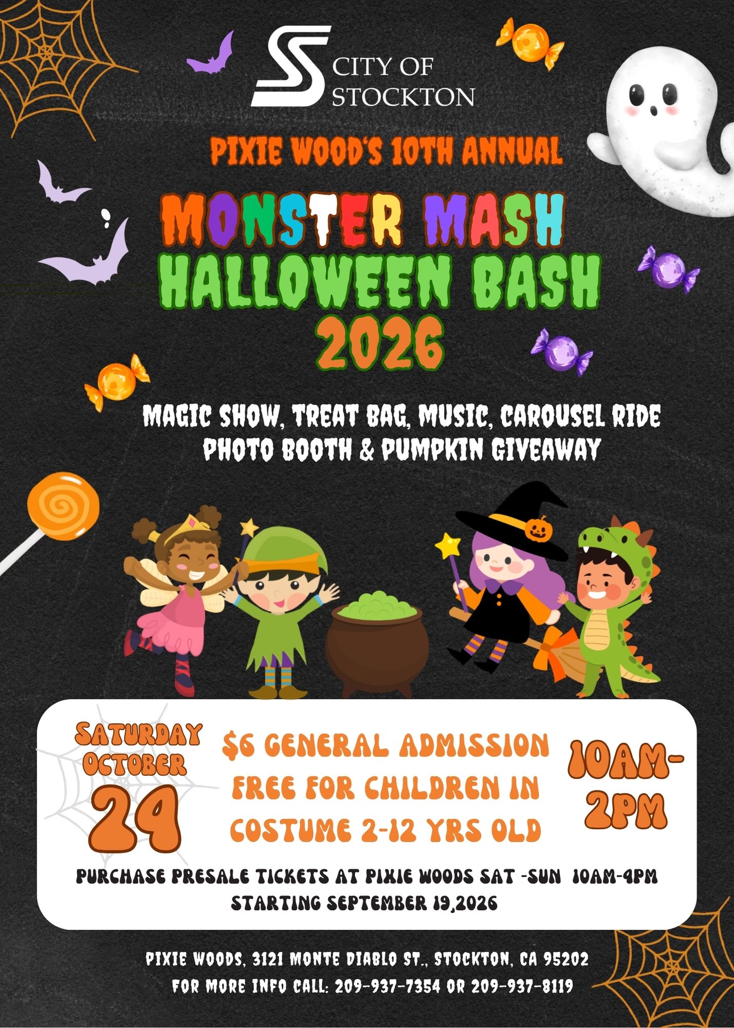 Pixie Woods Monster Mash Flyer